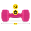 Hantelki bitumiczne do ćwiczeń 2 x 1 kg