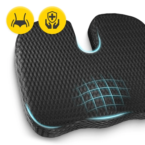 Poduszka ortopedyczna do siedzenia czarna