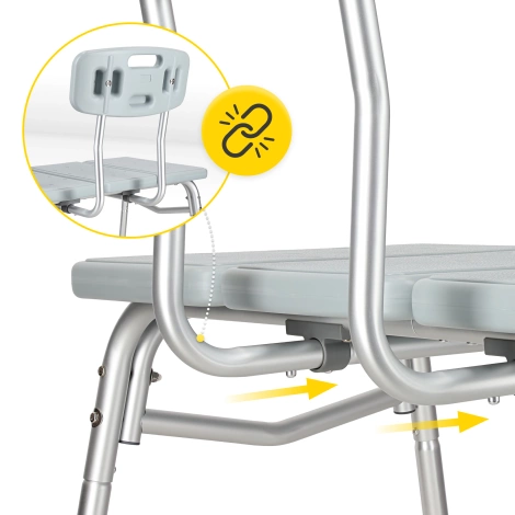 Taboret pod prysznic szeroki