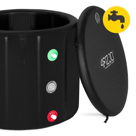 Dmuchana wanna lodowa do morsowania drop-stitch okrągła