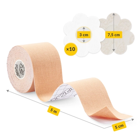 Taśma do biustu modelująca beżowa