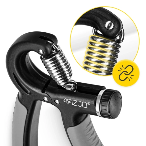 Ściskacz do rąk regulowany szary