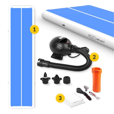 Ścieżka akrobatyczna AIR MAT PRO 8 x 2 x 0,3 m z pompką