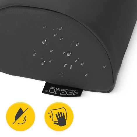 Półwałek kształtka do rehabilitacji i masażu czarna