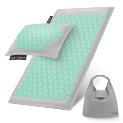 ECO Mata do akupresury z łuskami gryki i kokosem miętowa