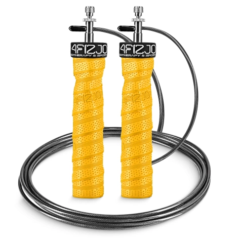 Skakanka bokserska z obciążeniem 3 m żółta