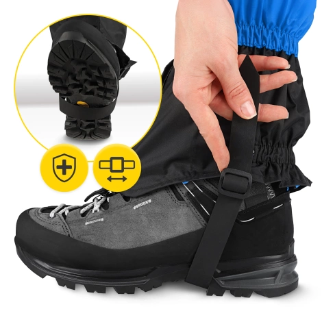 Stuptuty ochraniacze wodoodporne na buty uniwersalne niebieskie