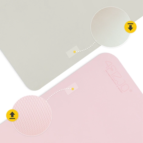 Mata do ćwiczeń i jogi antypoślizgowa TPE 0,6 cm różowa