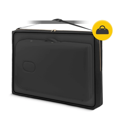 Stół do masażu aluminiowy 60 cm czarny