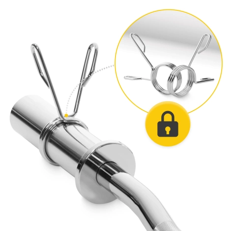 Zaciski sprężynowe na gryf olimpijski 50 mm 2 szt.