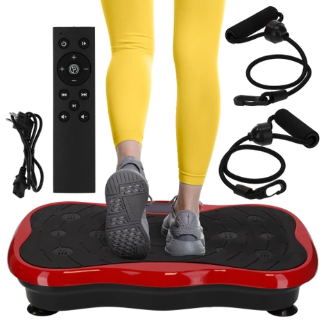 Platforma wibracyjna do ćwiczeń ULTRA+ czerwona