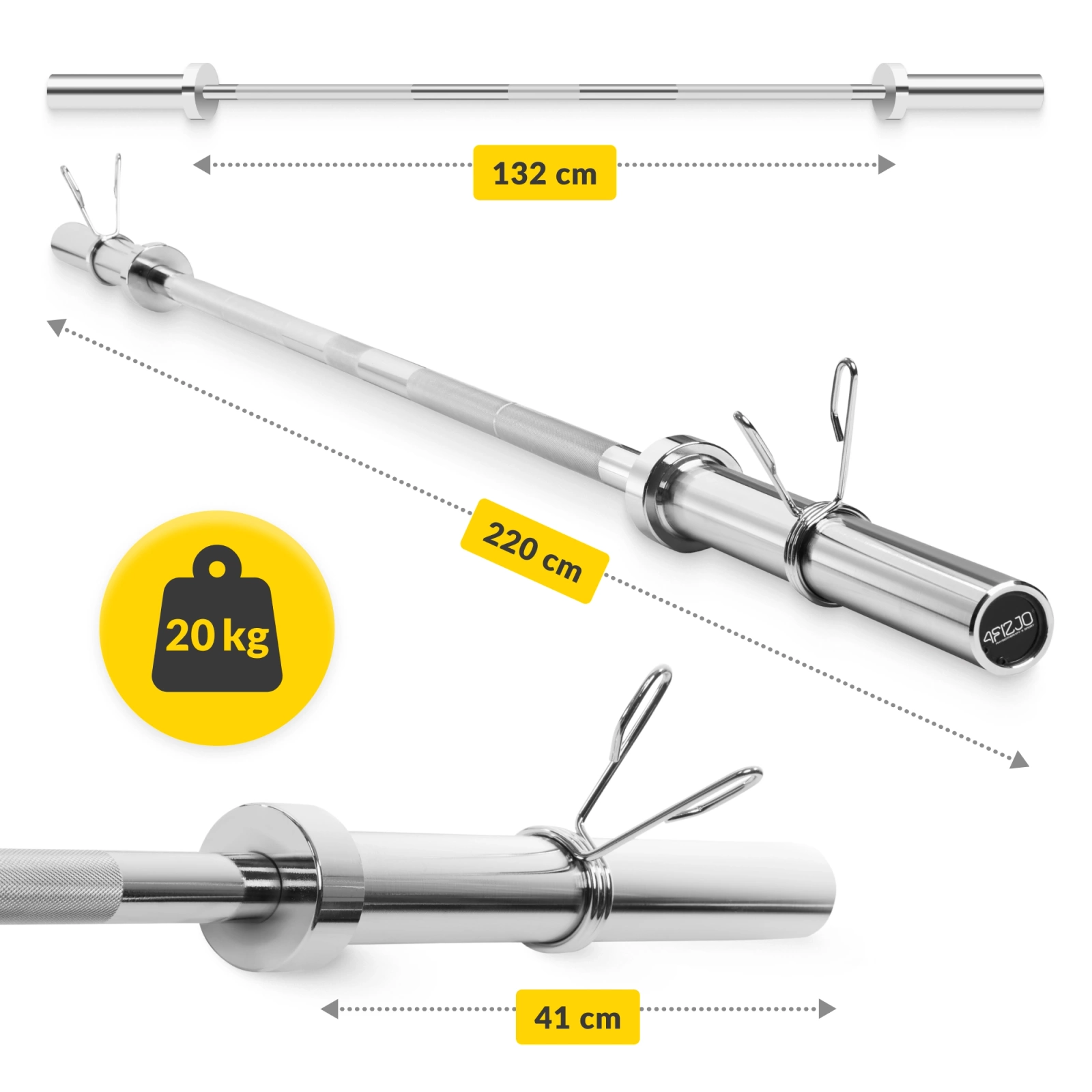 Zestaw olimpijski - obciążenie 107,5 kg + sztanga