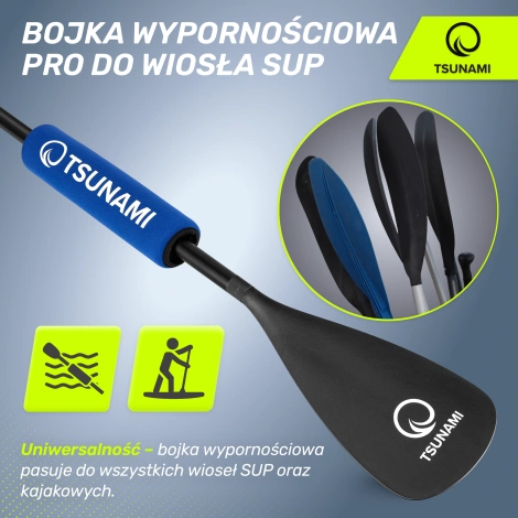 Bojka wypornościowa pływak do wiosła SUP PRO niebieski