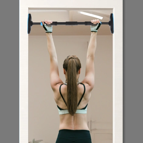 Drążek do podciągania rozporowy ULTRA niebieski