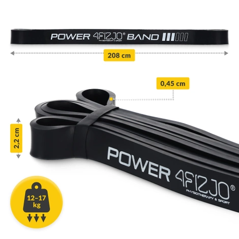 Guma oporowa do ćwiczeń POWER BAND 12-17 kg