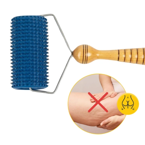 Wałek wieloigłowy do masażu Lyapko 5,0 bez niklu granatowy