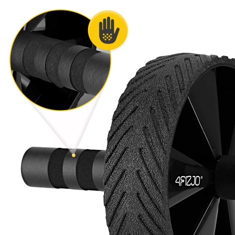 Kółko do ćwiczeń mięśni brzucha AB WHEEL PRO niebieskie