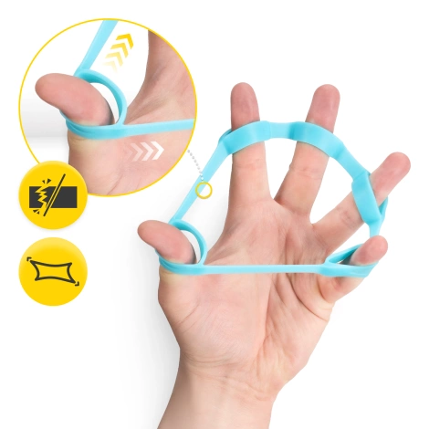 Zestaw 9 gum do ćwiczeń rąk palców