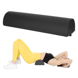 Półwałek rehabilitacyjny do masażu czarny