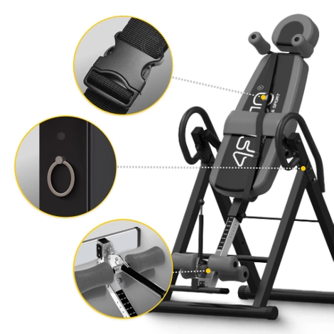 Ławka grawitacyjna inwersyjna szara