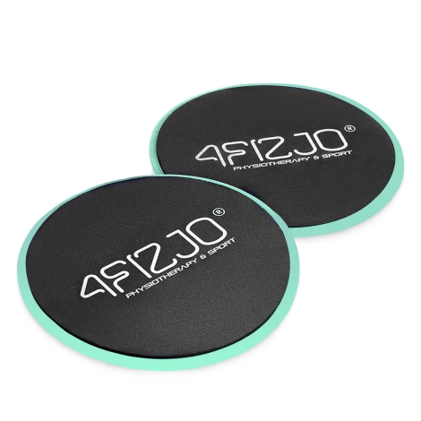 Dyski poślizgowe do ćwiczeń SLIDE 2 szt. zielone