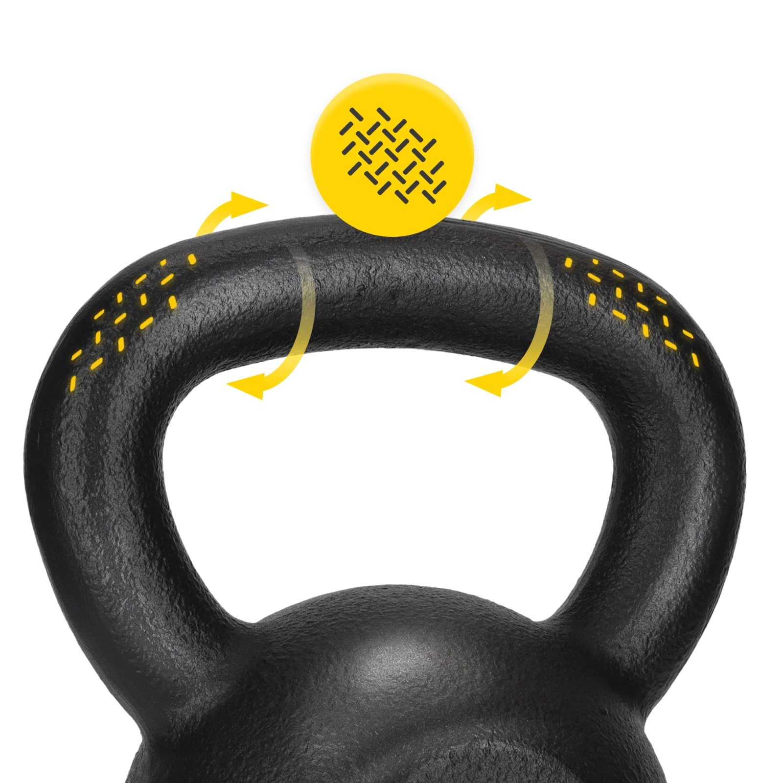 Kettlebell greutate din fontă de 14 kg