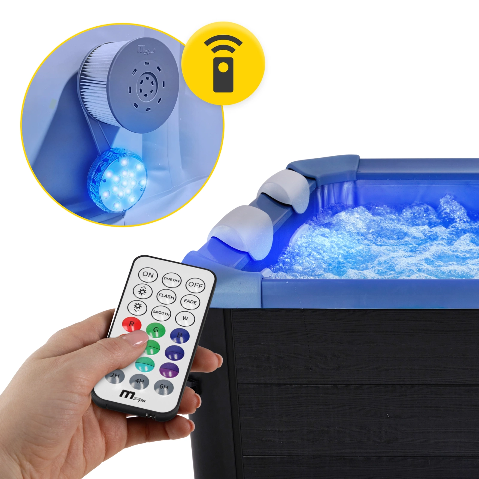 podwodna lampka wodna do jacuzzi
