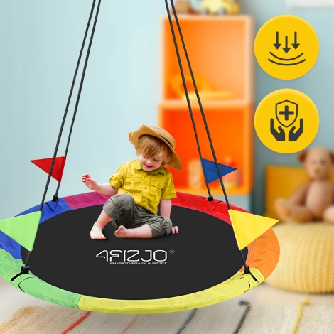 Huśtawka ogrodowa dla dzieci XXL Bocianie Gniazdo 120 cm