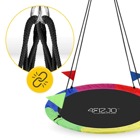 Huśtawka ogrodowa dla dzieci XXL Bocianie Gniazdo 120 cm