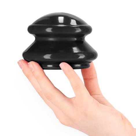 Bańki chińskie gumowe 4 szt. czarne