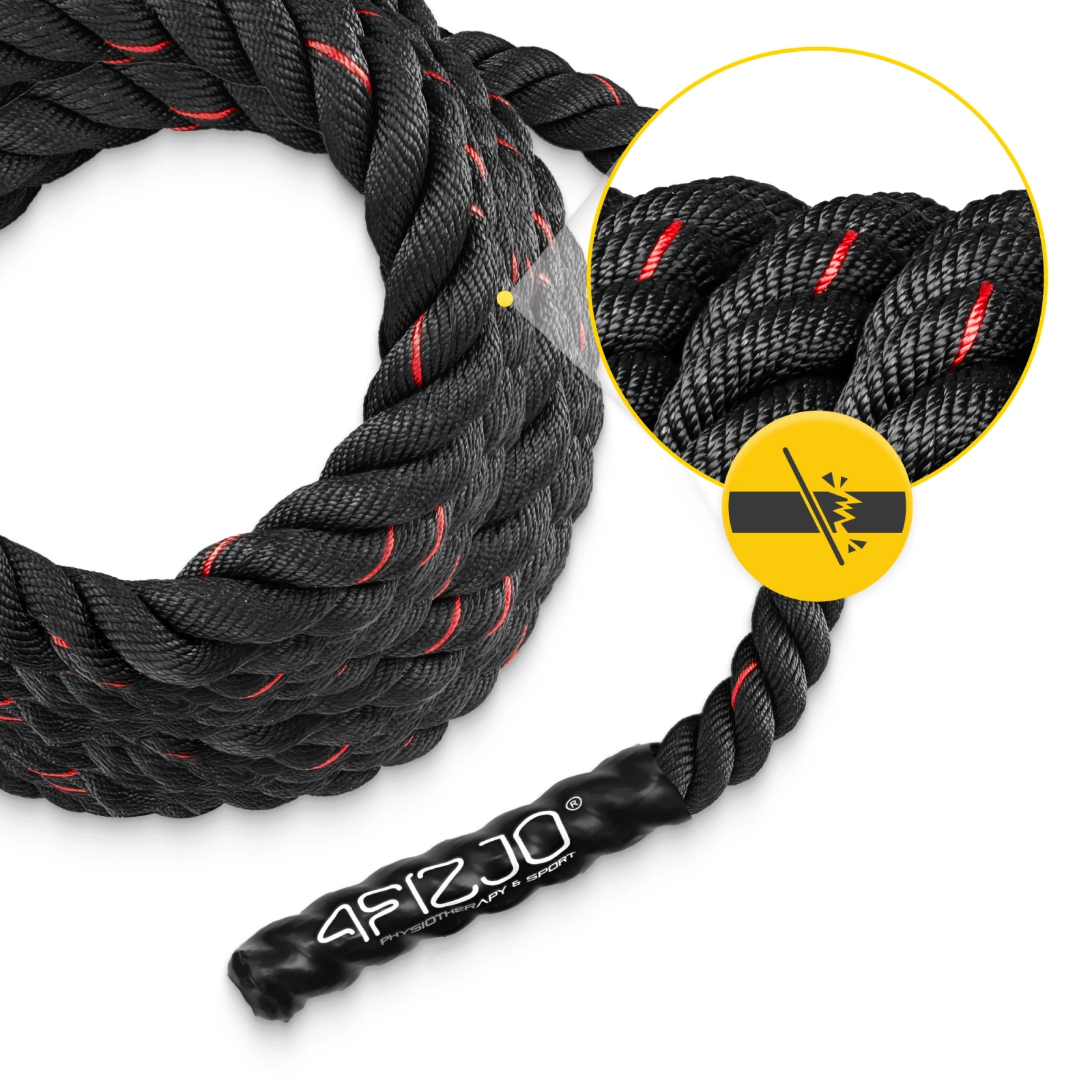 Posilovací lano POWER ROPE 12 m