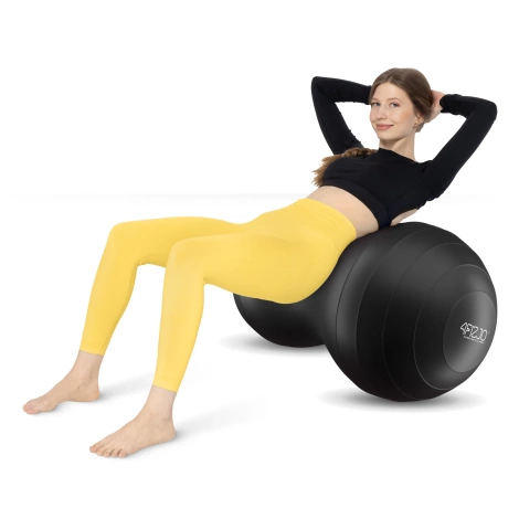 Piłka gimnastyczna PEANUT AIR BALL czarna