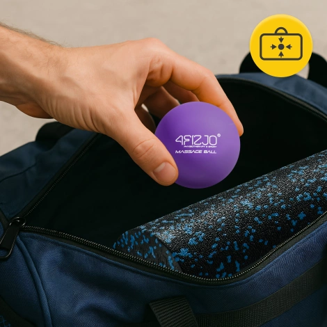 Piłka do masażu Lacrosse Massage Ball fioletowa
