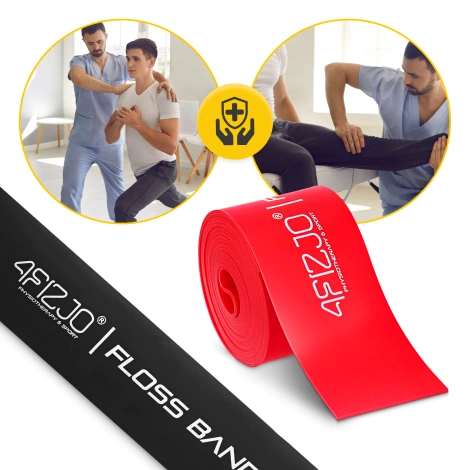 Zestaw 2 taśm rehabilitacyjnych FLOSS BAND