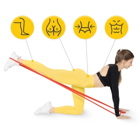 Taśma rehabilitacyjna FLAT BAND 2-4 kg