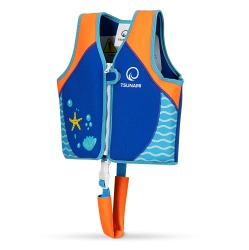 Kamizelka do pływania dla dzieci 3-6 lat TSUNAMI niebieska
