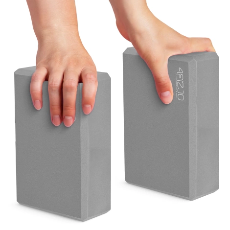 Kostka piankowa do jogi szara