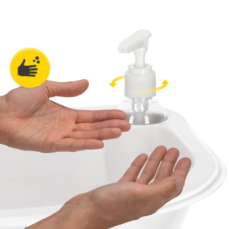 Przenośna umywalka turystyczna na baterie