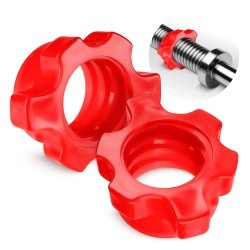 Zaciski plastikowe do gryfu 25 mm 2 szt. - czerwone