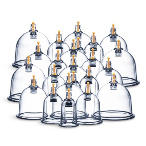 Bańki chińskie bezogniowe próżniowe 24 szt.