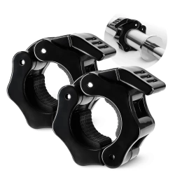 Zaciski szybkozaciskowe QR do gryfu 25 mm 2 szt. - czarne