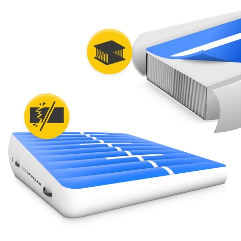 Skos akrobatyczny AIR INCLINE 2 x 2 x 0,6 m + pompa