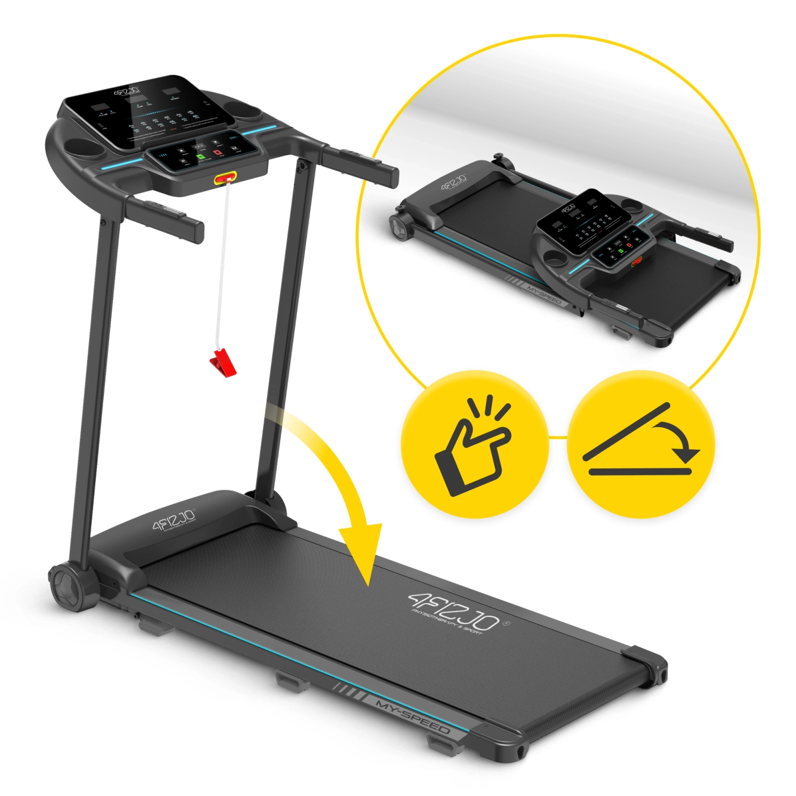 Elektryczna bieżnia domowa składana MY-SPEED