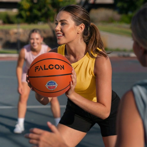 Piłka do koszykówki Falcon rozmiar 7 pomarańczowa