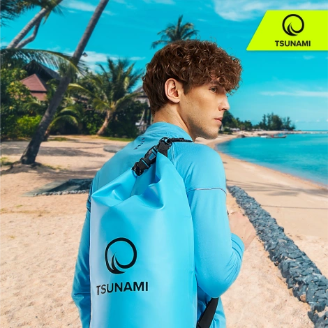 Worek wodoodporny 5 litrów TSUNAMI niebieski