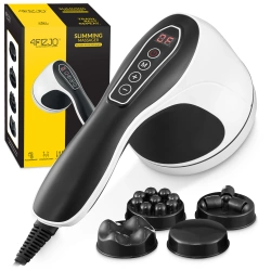 Ręczny masażer antycellulitowy biały