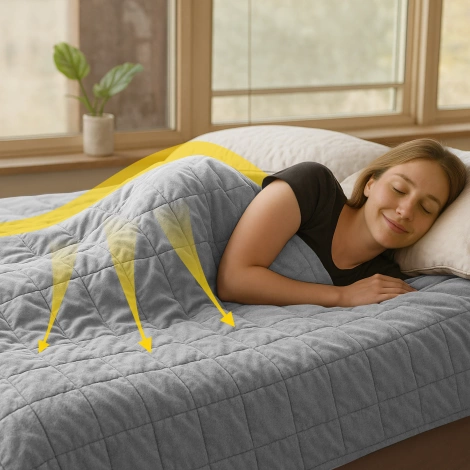 Kołdra obciążeniowa sensoryczna 13,6 kg