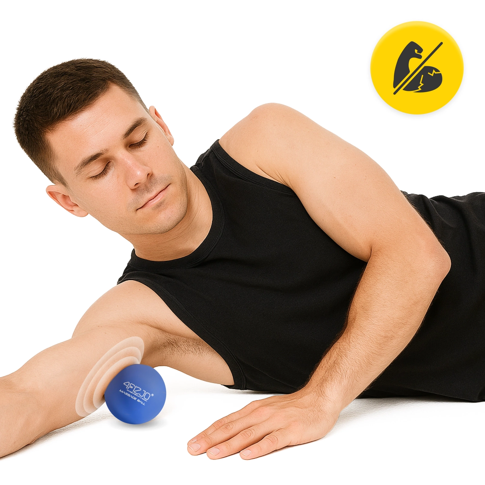Piłeczka do masażu punktowego i rehabilitacji bardzo twarda lacrosse ball masaż