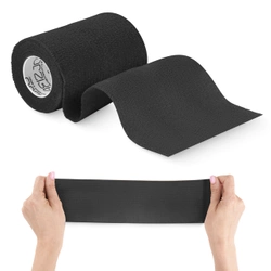 Bandaż kohezyjny samoprzylepny 4,5 m × 10 cm czarny