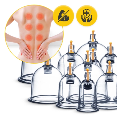 Bańki chińskie bezogniowe próżniowe 12 szt.